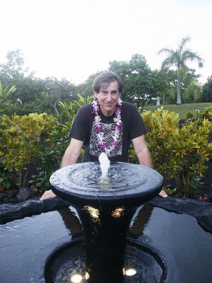 Jon Lomberg with black hole fountain