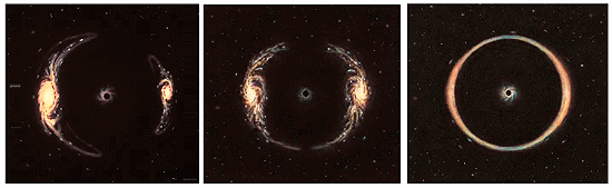 'Gravitational Lensing (Horizontal Collage)' Giclee print by Jon Lomberg
