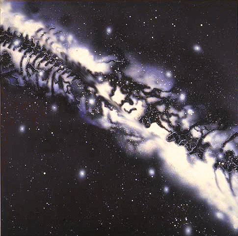 'Backbone of Night' Giclee print by Jon Lomberg